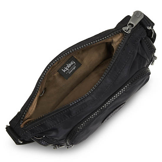 Sacs Crossbody Kipling Gabbie Mini Noir Camouflage | FR 2093AH